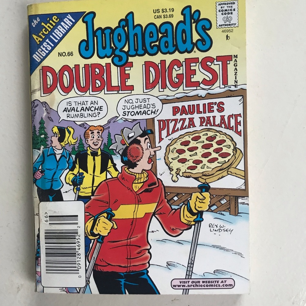 Jughead's Double Digest Comic #66 - Paulie's Pizza Palace Cover